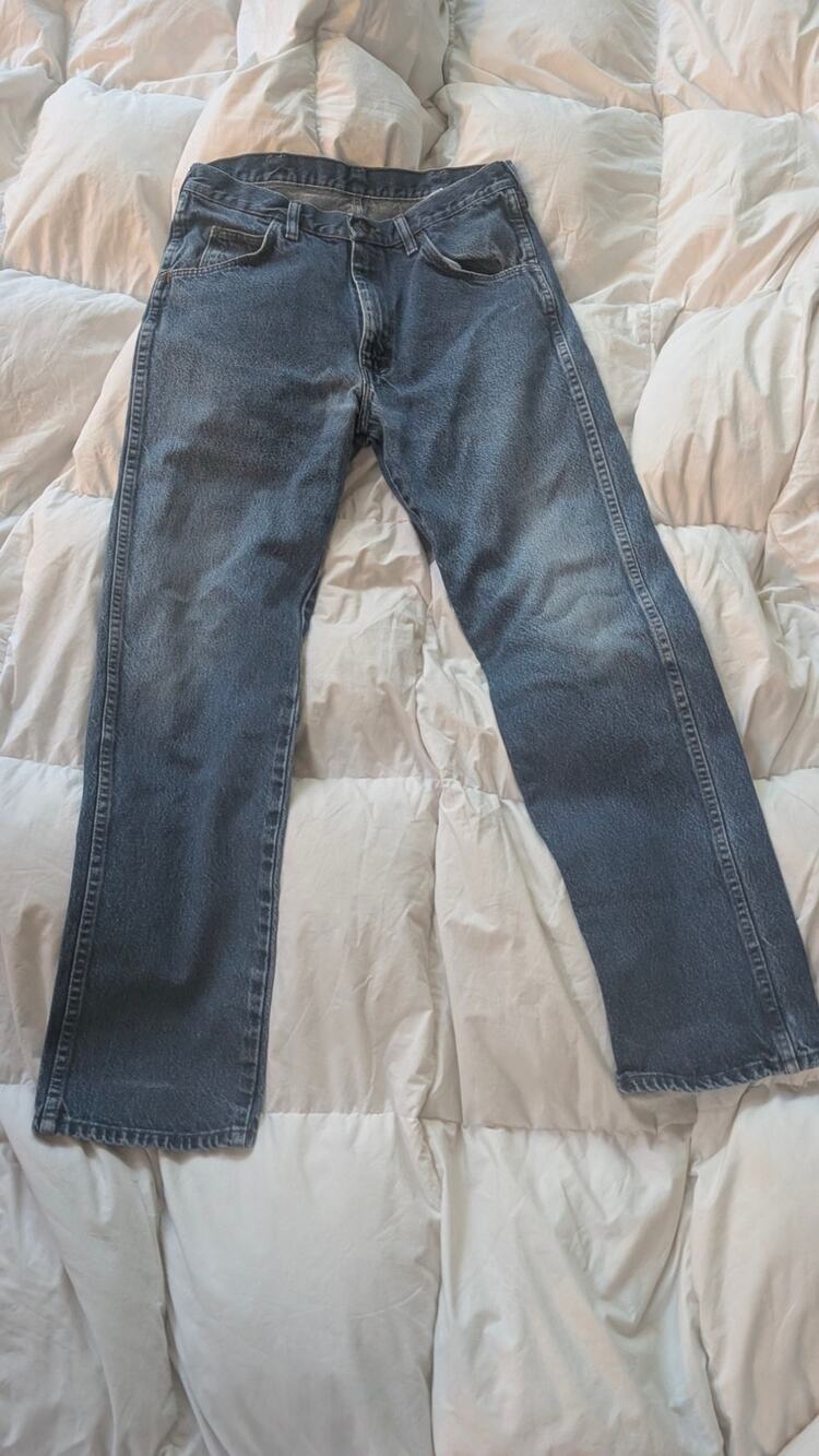Rustler Men’s Jeans 32x32 Medium Wash Straight Leg Denim